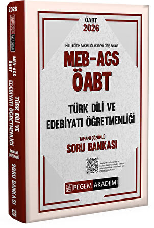 2026 MEB AGS ÖABT Türk Dili ve Edebiyatı Öğretmenliği Tamamı Çözümlü Soru Bankası