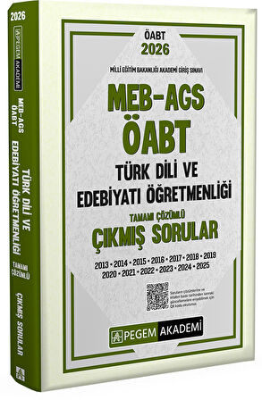 2026 MEB AGS ÖABT Türk Dili ve Edebiyatı Öğretmenliği Tamamı Çözümlü Çıkmış Sorular
