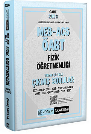 2026 MEB AGS ÖABT Fizik Öğretmenliği Tamamı Çözümlü Çıkmış Sorular