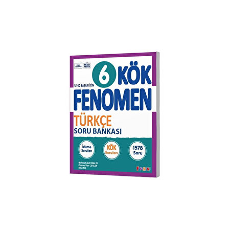 Fenomen 6. Sınıf Türkçe Kök Soru Bankası Fenomen Yayınları