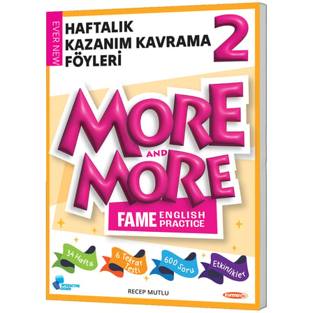 Kurmay Elt More & More 2027 2. Sınıf Haftalık Kazanım Kavrama Föyleri (40 Föy) Maarif Model
