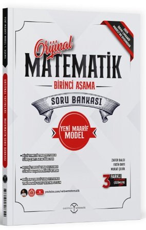 Orijinal Yayınları Matematik 1. Aşama Maarif Modeli Soru Bankası