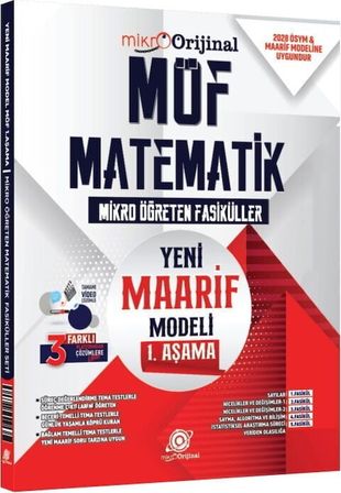Orijinal 2028 YKS TYT Matematik MÖF Mikro Öğreten Fasiküller 1. Aşama Orijinal Yayınları