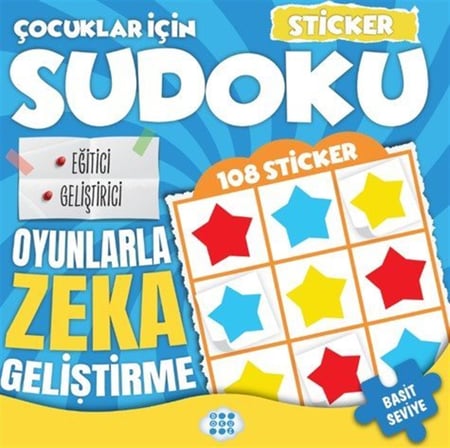 Çocuklar İçin Sudoku / Sticker Hediyeli Basit Seviye 3 / Kolektif