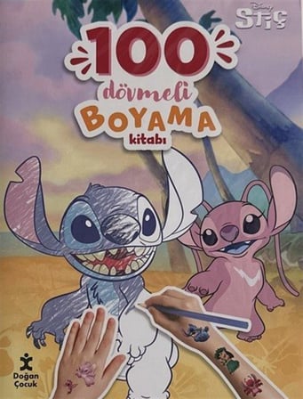 Disney Stitch / 100 dövmeli Boyama Kitabı / Kolektif