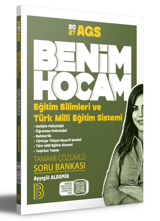 Benim Hocam Yayınları 2027 Eğitim Bilimleri ve Türk Milli Eğitim Sistemi Tamamı Çözümlü Soru Bankası - Ayşegül Aldemir