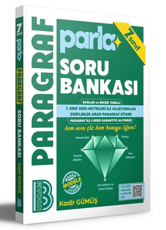 7. Sınıf Maarif Paragraf Soru Bankası Benim Hocam Yayınları