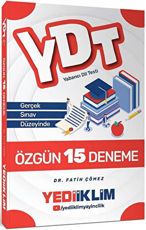 Yediiklim YDT 15 Özgün Deneme - Fatih Çömez Yediiklim Yayınları