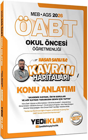 Yediiklim 2026 MEB AGS ÖABT Okul Öncesi Öğretmenliği Hasan SANLI İle Kavram Haritaları Konu Anlatımı