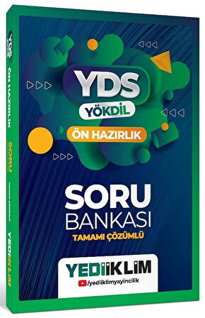 Yediiklim YDS YÖKDİL Ön Hazırlık Soru Bankası Çözümlü Yediiklim Yayınları
