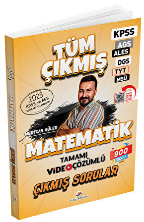 Dizgi 2026 KPSS MEB-AGS ALES DGS TYT MSÜ Matematik Çıkmış Sorular - Mertcan Güler Dizgi Kitap