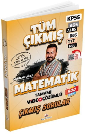 2026 KPSS MEB AGS ALES DGS TYT MSÜ Matematik Çıkmış Sorular Dizgi Kitap