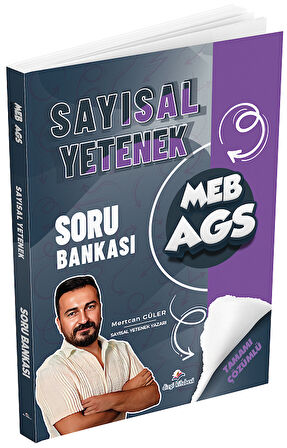 Dizgi Kitap 2026 MEB-AGS Sayısal Yetenek Soru Bankası Çözümlü - Mertcan Güler Dizgi Kitap