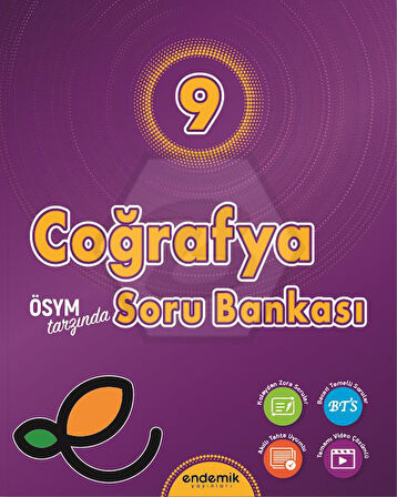 Endemik 2026 9. Sınıf Coğrafya Soru Bankası Güncel Müfredat