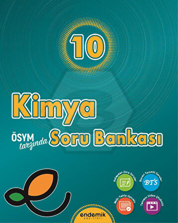 Endemik 2026 10. Sınıf Kimya Soru Bankası Güncel Müfredat