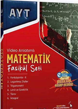 Çap Yayınları AYT Matematik Video Anlatımlı Fasikül Seti