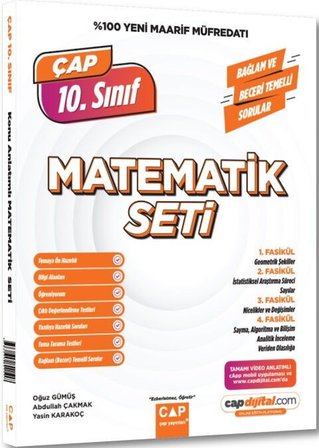 10. Sınıf Matematik Maarif Model Set Çap Yayınları