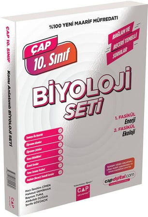 10. Sınıf Biyoloji Maarif Model Set Çap Yayınları