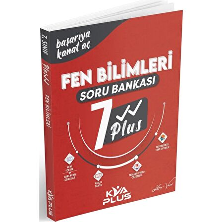 KVA Yayınları 7. Sınıf Fen Bilimleri Plus Serisi Soru Bankası Yeni