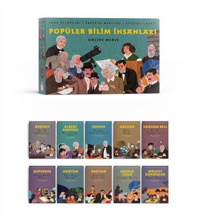 Popüler Bilim İnsanları (10 Kitap) / Halide Merve