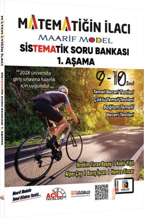 Acil Yayınları TYT Matematiğin İlacı Maarif Model Sistematik Soru Bankası 1. Aşama