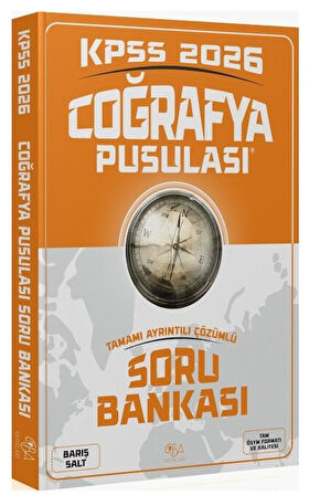 CBA Yayınları 2026 KPSS Coğrafya Pusulası Soru Bankası Çözümlü - Barış Salt