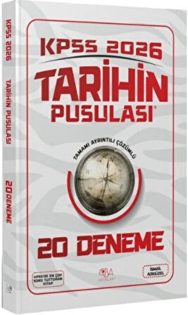 2026 KPSS Tarihin Pusulası 20 Deneme CBA Yayınları