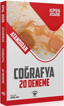 2026 KPSS Coğrafya 20 Deneme Çözümlü Atandıran Yayıncılık