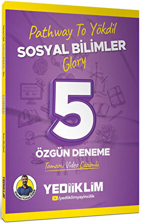 Yediiklim Yayınları Pathway To Yökdil Sosyal Bilimler Glory Tamamı Video Çözümlü 5 Özgün Deneme