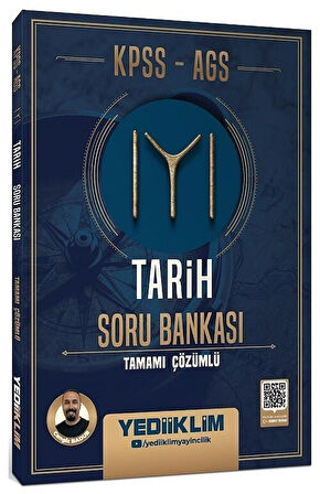 Yediiklim 2026 KPSS MEB-AGS Tarih Kayı Soru Bankası Çözümlü - Cengiz Badur Yediiklim Yayınları