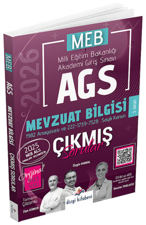 Dizgi Kitap 2026 MEB-AGS Mevzuat Bilgisi Çıkmış Sorular Çözümlü - Ziya Sümer, Özgür Hamal, Devrim Toklucu Dizgi Kitap
