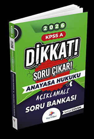 Dikkat Kpss A Anayasa Hukuku Açıklamalı Soru Bankası Dizgi Kitap