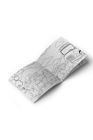 Esra Çergel Ocak - Balkabağının Çekirdekleri - Zıpır Boyama Kitabı