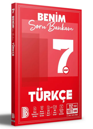 7. Sınıf Türkçe Soru Bankam Benim Hocam Yayınları