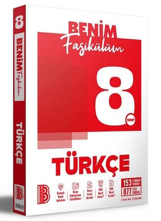 8. Sınıf Türkçe Benim Fasikülüm Benim Hocam Yayınları