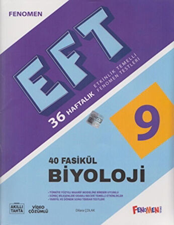 9. Sınıf Biyoloji Etkinlik Temelli Fenomen Testleri 40 Fasikül