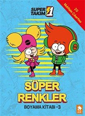 Süper 1 Takım Süper Renkler Boyama Kitabı 3