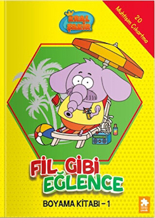 Kral Şakir - Fil Gibi Eğlence Boyama Kitabı- 1