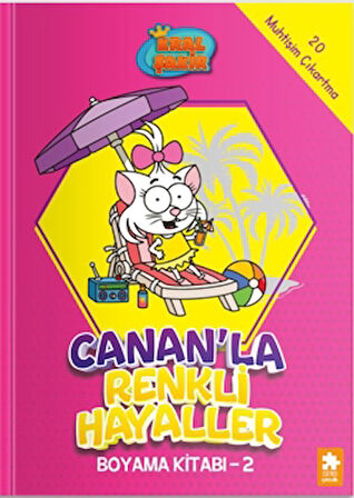 Kral Şakir - Canan’la Renkli Hayaller Boyama Kitabı- 2