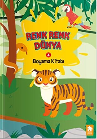 Renk Renk Dünya Boyama Kitabı - 4