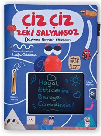 Çiz Çiz Zeki Salyangoz - Düşünme Becerileri Etkinlikleri / Kolektif