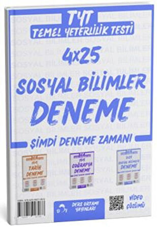 2025 TYT Sosyal Bilimler 4 Deneme Tamamı Video Çözümlü