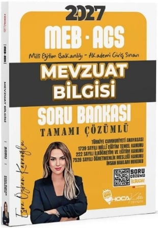 2027 MEB AGS Mevzuat Bilgisi Soru Bankası Hoca Kafası