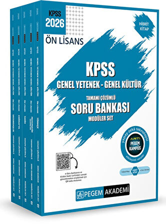 Pegem Kpss Ön Lisans Gy-Gk Soru Set çözümlü ve Dgs Deneme Paragraf 9786257759410