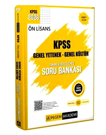 Pegem Kpss Ön Lisans Gy-Gk Soru Video Çözümlü ve ve Dgs Deneme Paragraf  9786257759410