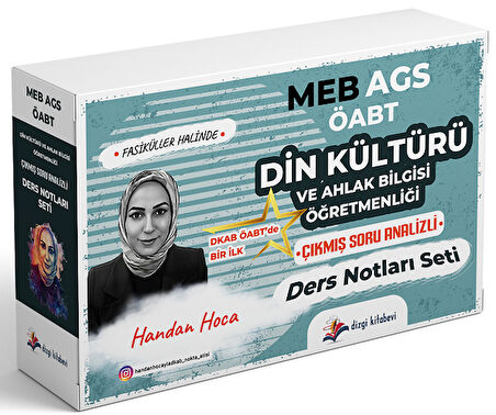 Dizgi Kitap 2026 ÖABT MEB-AGS Din Kültürü ve Ahlak Bilgisi Çıkmış Soru Analizli Ders Notları Seti - Handan Bulut Dizgi Kitap