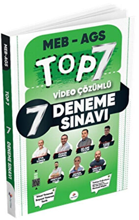 MEB AGS TOP 7 Tamamı Video Çözümlü Fasiküller Halinde 7 Deneme Sınavı Dizgi Kitap