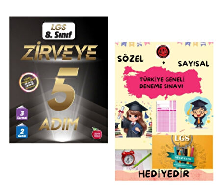 NEWTON YAYINLARI LGS 8.SINIF ZİRVEYE 5 ADIM 5'Lİ DENEME
