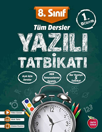 Newton Yayınları 8.Sınıf Yazılı Tatbikatı 1.Dönem Tüm Dersler Yeni