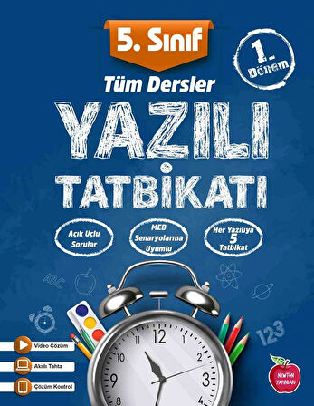 Newton Yayınları 5.Sınıf Yazılı Tatbikatı 1.Dönem Tüm Dersler Yeni